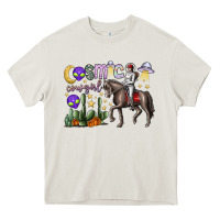 Cream cosmic cowgirl Heavy Core Tee - SublimationCraftShop