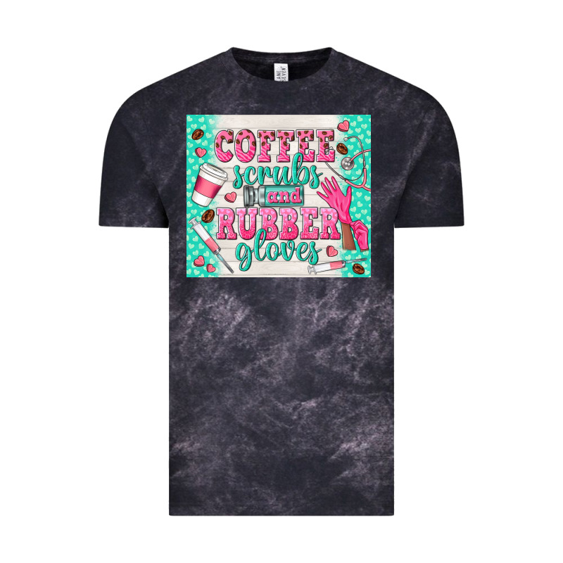 Coffee Scrubs And Rubber Gloves Vintage Tee by TumblerDesignByShophia | Teevron