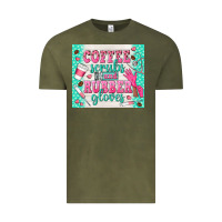 Vintage Olive coffee scrubs and rubber gloves Vintage Tee - TumblerDesignByShophia
