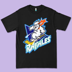 Quebec Rafales Premium Tee Designed By Pixelflow