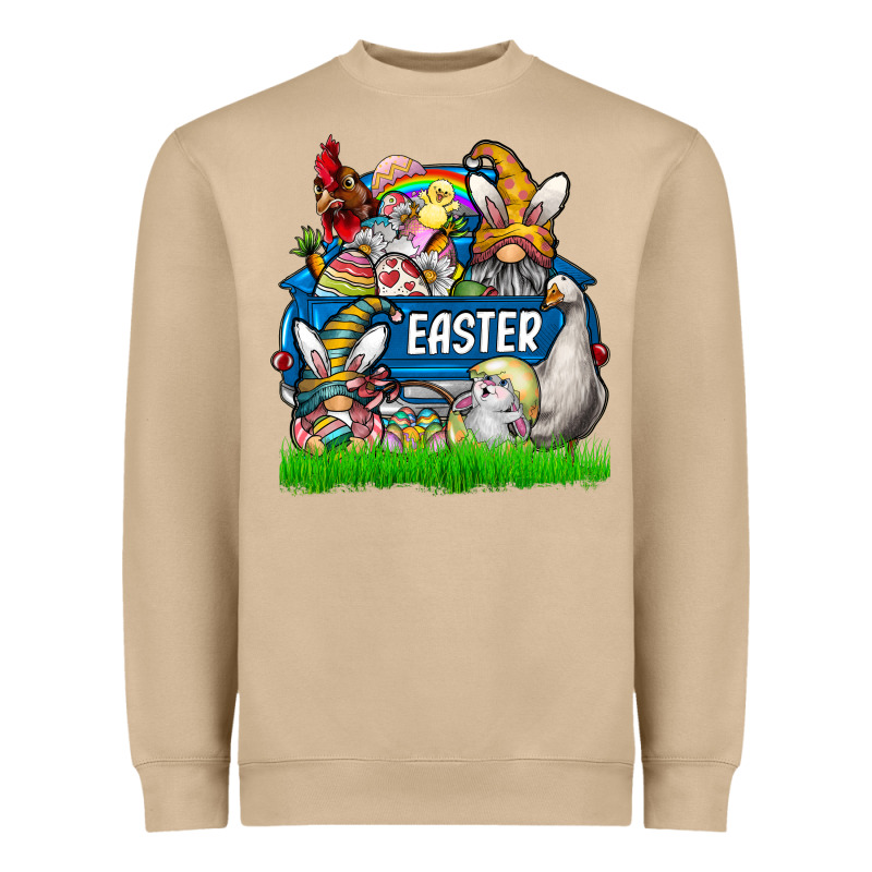 Easter Truck Heavyweight Sweatshirt by CowhideDigitalArt | Teevron