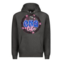 Charcoal Heather CNA Life Premium Hoodie - CowhideDigitalArt