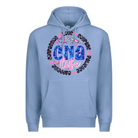 Colony Blue CNA Life Premium Hoodie - CowhideDigitalArt