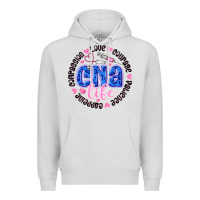 Dove Grey CNA Life Premium Hoodie - CowhideDigitalArt