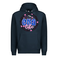 Navy CNA Life Premium Hoodie - CowhideDigitalArt