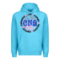 Ocean Blue CNA Life Premium Hoodie - CowhideDigitalArt