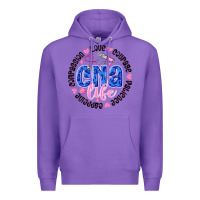 Purple CNA Life Premium Hoodie - CowhideDigitalArt