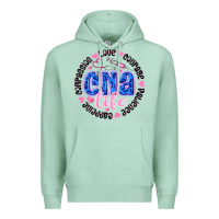 Seafoam CNA Life Premium Hoodie - CowhideDigitalArt