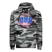 Slate Camo CNA Life Premium Hoodie - CowhideDigitalArt