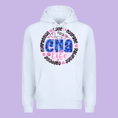 Cna Life Premium Hoodie Designed By Cowhidedigitalart