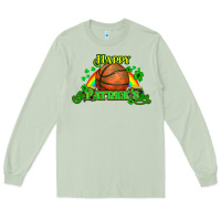 Matcha St. Patrick's Day Basketball Long Sleeve Tee - HowdyJamesFarm