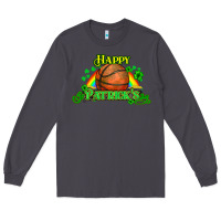 Smoke St. Patrick's Day Basketball Long Sleeve Tee - HowdyJamesFarm