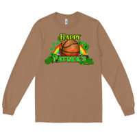 Toasted Coconut St. Patrick's Day Basketball Long Sleeve Tee - HowdyJamesFarm