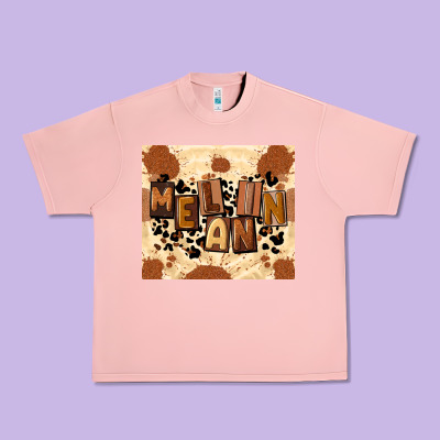 Melanin Urban Heavy Tee Designed By Cowgirlartshop