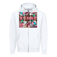 White Nurse Zipper Hoodie - LillyAllenDesigns