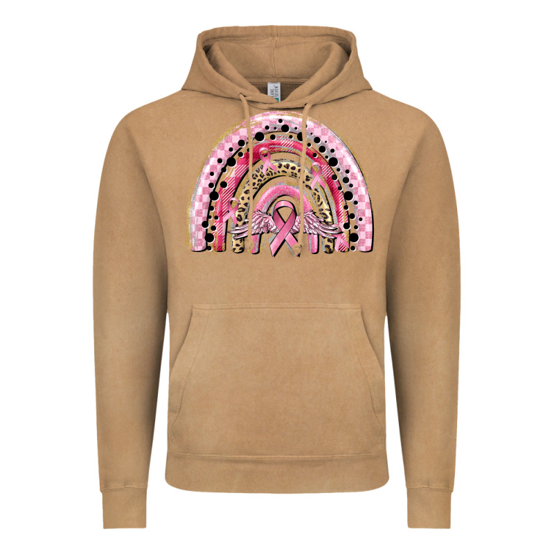 Cancer Rainbow Vintage Hoodie by CowGirlArtShop | Teevron