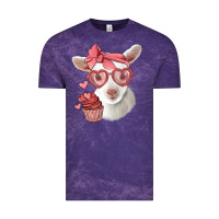 Cloud Purple cute baby lamb valentines day Vintage Tee - Jasminsmagicworld