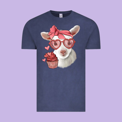 Cute Baby Lamb Valentines Day Vintage Tee Designed By Jasminsmagicworld