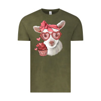 Vintage Olive cute baby lamb valentines day Vintage Tee - Jasminsmagicworld