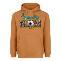 Meerkat western leopard cowhide sunflowers  glitter mom soccer Heavyweight Hoodie - Artiststas
