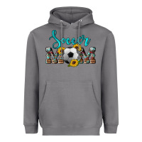 Storm western leopard cowhide sunflowers  glitter mom soccer Heavyweight Hoodie - Artiststas