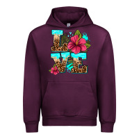 Mauve Wine love summer with flowers Urban Hoodie - AdoDesignShop