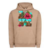 Pigment Burro love summer with flowers Urban Hoodie - AdoDesignShop
