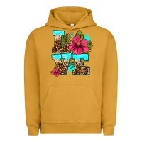 Pigment Peanut Butter love summer with flowers Urban Hoodie - AdoDesignShop