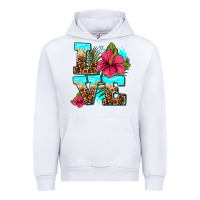 White love summer with flowers Urban Hoodie - AdoDesignShop