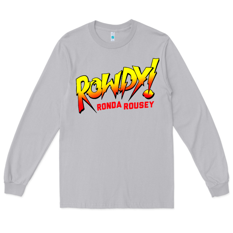 Ronda Rousey Merch Rowdy Ronda Rousey Shirt Long Sleeve Tee by InspiraDesign | Teevron