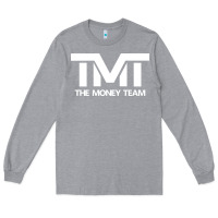Heather Grey the money team racing Long Sleeve Tee - InspiraDesign