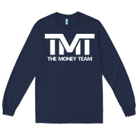 Navy the money team racing Long Sleeve Tee - InspiraDesign
