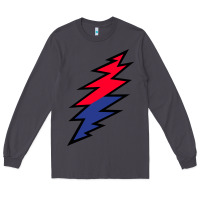 Smoke Lazy Lightning Bolt Long Sleeve Tee - InspiraDesign