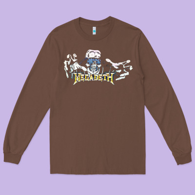 Megadeath Caught Long Sleeve Tee Designed By Inspiradesign
