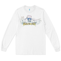White Megadeath caught Long Sleeve Tee - InspiraDesign