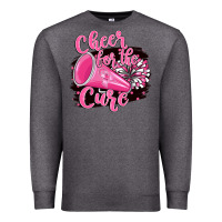 Charcoal Heather Cheer For The Cure Premium Sweatshirt - BarkalooDesign