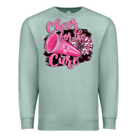 Seafoam Cheer For The Cure Premium Sweatshirt - BarkalooDesign