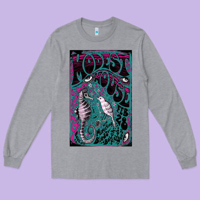 Modest Mouse Long Sleeve Tee Designed By Inspiradesign
