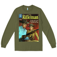 Army Green The Rifleman Retro Western Long Sleeve Tee - ArtChic