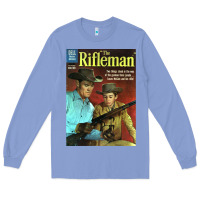 Colony Blue The Rifleman Retro Western Long Sleeve Tee - ArtChic