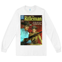 White The Rifleman Retro Western Long Sleeve Tee - ArtChic