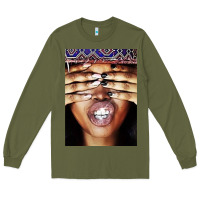 Army Green erykah badu baduizm 1 Long Sleeve Tee - ArtChic