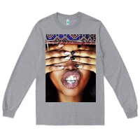 Heather Grey erykah badu baduizm 1 Long Sleeve Tee - ArtChic
