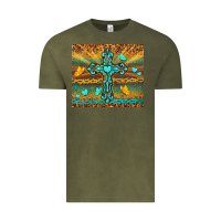 Vintage Olive western cross Vintage Tee - TumblerDesignByShophia