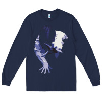 Navy sadako 1 Long Sleeve Tee - ArtChic