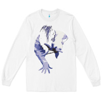 White sadako 1 Long Sleeve Tee - ArtChic