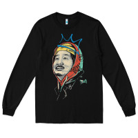 Black animated bobby lee tiger belly Long Sleeve Tee - ArtChic