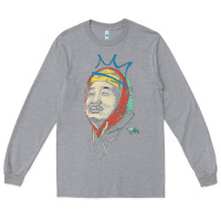 Heather Grey animated bobby lee tiger belly Long Sleeve Tee - ArtChic