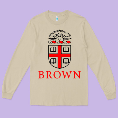 Brown University Long Sleeve Tee Designed By Artchic