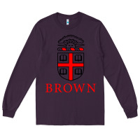 Plum brown university Long Sleeve Tee - ArtChic
